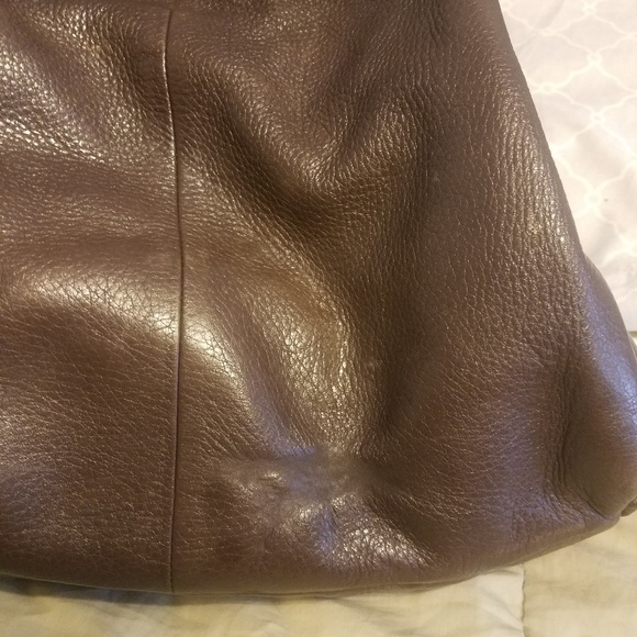 Coach Phoebe Brown Pebbled Leather Handbag - Picture 8 of 8